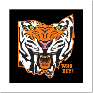 Cincinnati Bengals Who Dey Posters and Art